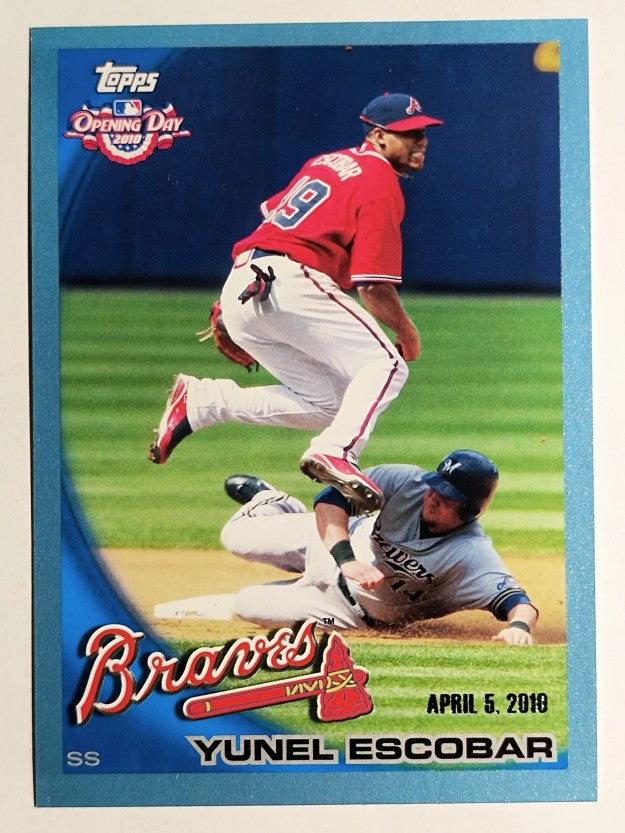 2010 Topps Opening Day Blue #68 Yunel Escobar