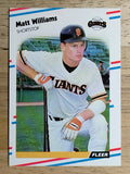 1988 Fleer #101 Matt Williams RC