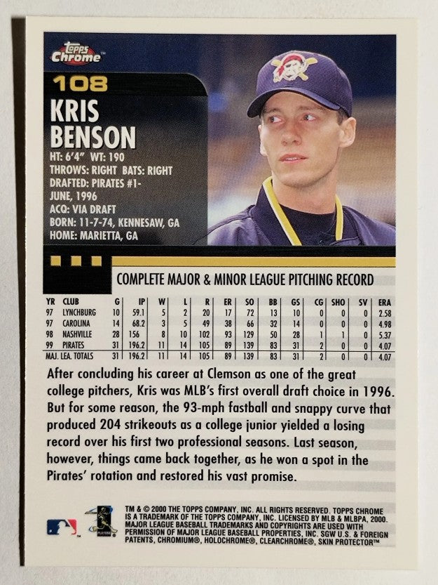 2000 Topps Chrome #108 Kris Benson
