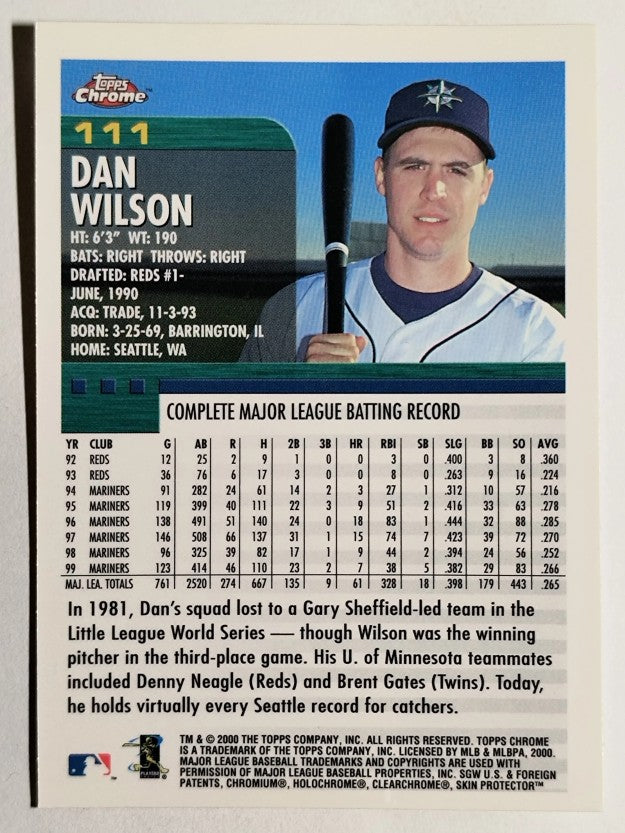 2000 Topps Chrome #111 Dan Wilson