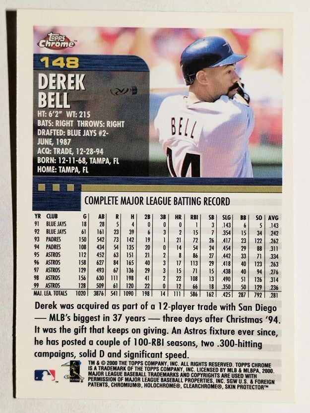 2000 Topps Chrome #148 Derek Bell