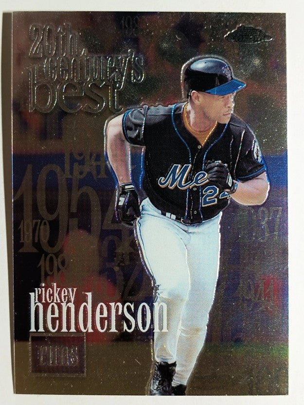 2000 Topps Chrome #234 Rickey Henderson 20CB