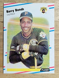 1988 Fleer #322 Barry Bonds
