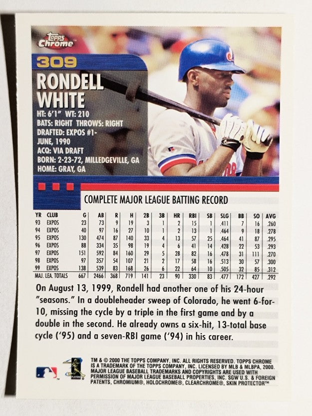 2000 Topps Chrome #309 Rondell White