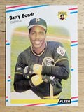 1988 Fleer #322 Barry Bonds