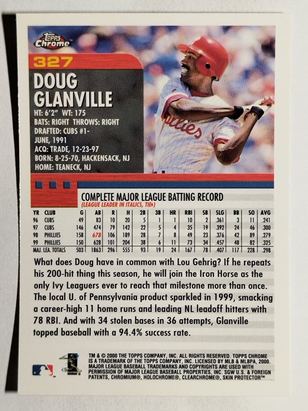 2000 Topps Chrome #327 Doug Glanville