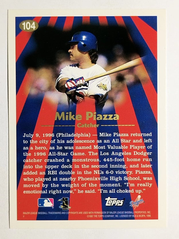1997 Topps #104 Mike Piazza HL