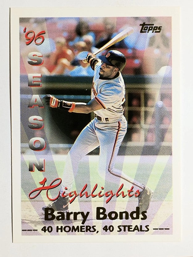 1997 Topps #465 Barry Bonds SH