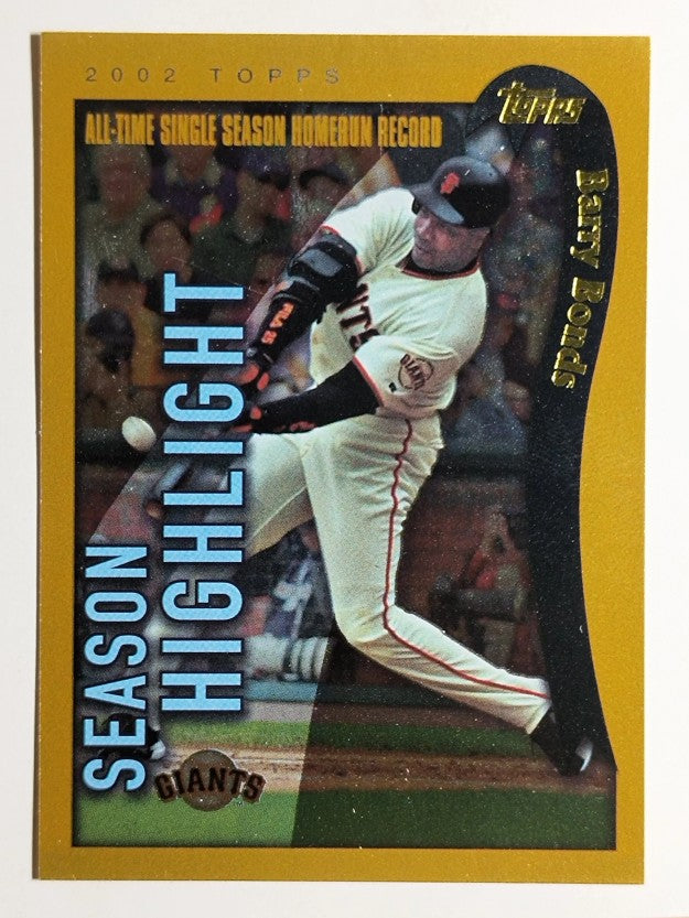 2002 Topps #336 Barry Bonds HL