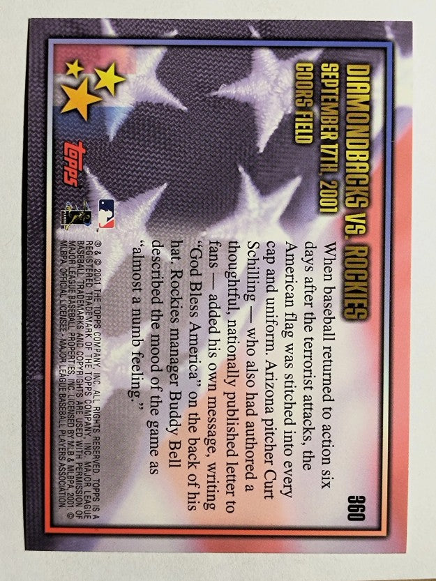 2002 Topps #360 Curt Schilling UWS