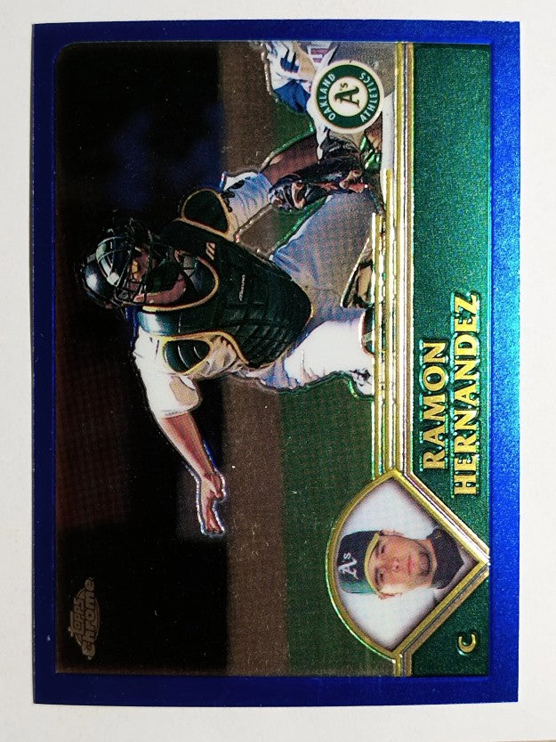 2003 Topps Chrome #158 Ramon Hernandez