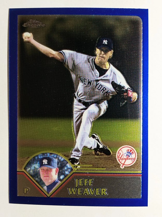 2003 Topps Chrome #348 Jeff Weaver