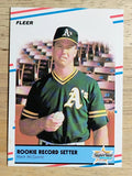 1988 Fleer #629 Mark McGwire HL