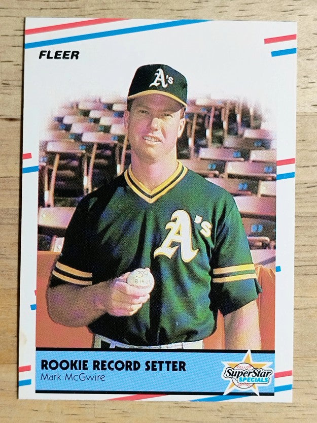 1988 Fleer #629 Mark McGwire HL