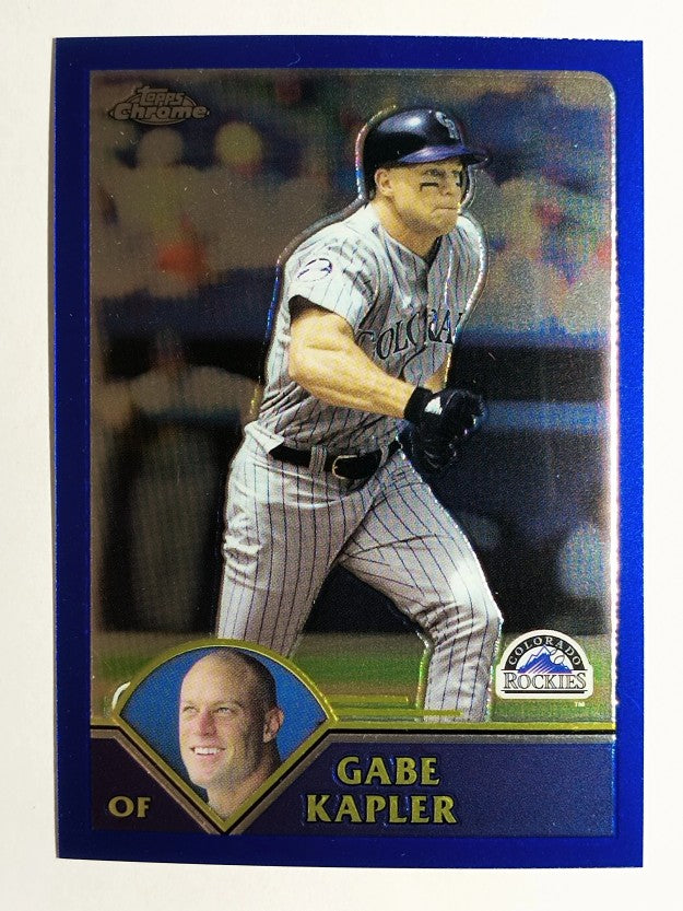 2003 Topps Chrome #376 Gabe Kapler