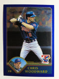 2003 Topps Chrome #377 Chris Woodward