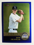 2003 Topps Chrome #427 Jeff Francis DP