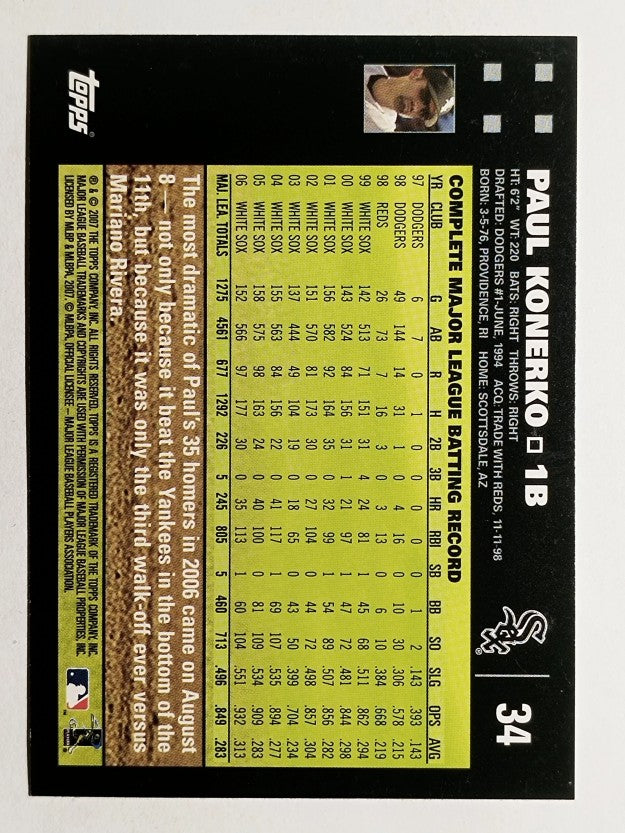 2007 Topps #34 Paul Konerko