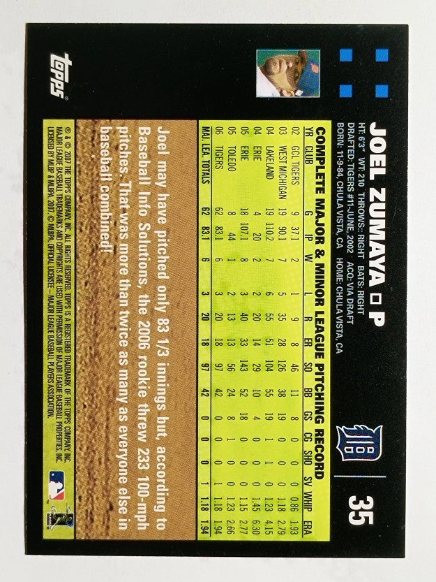 2007 Topps #35 Joel Zumaya