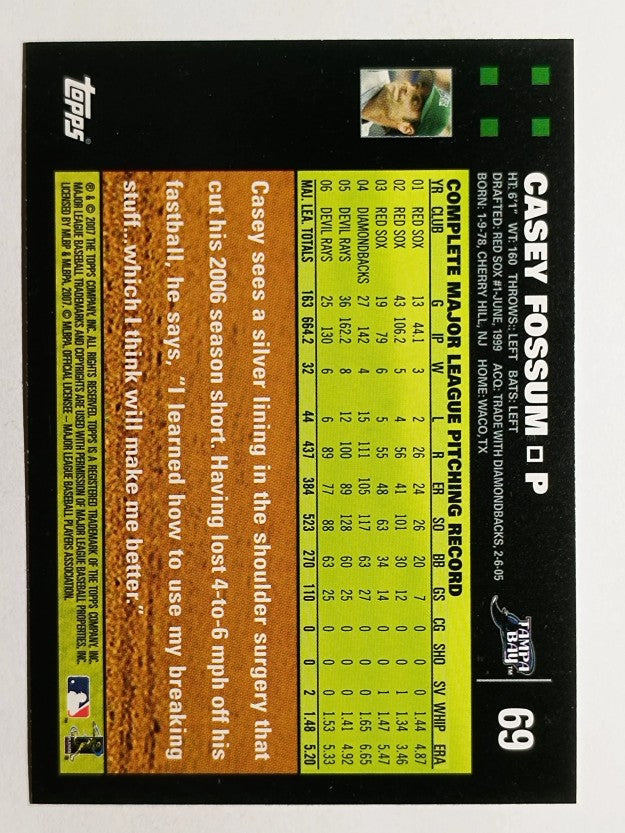 2007 Topps #69 Casey Fossum