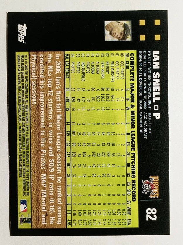 2007 Topps #82 Ian Snell