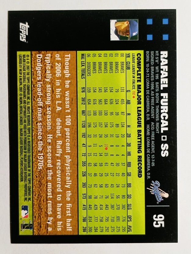 2007 Topps #95 Rafael Furcal