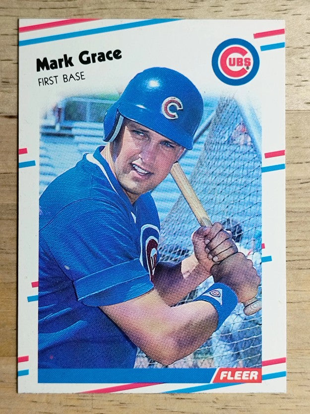 1988 Fleer Update #U77 Mark Grace