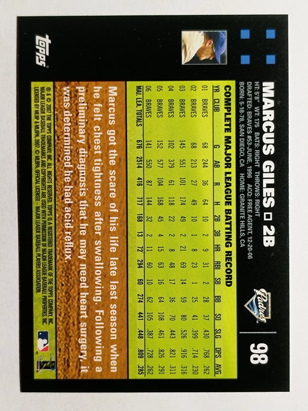 2007 Topps #98 Marcus Giles