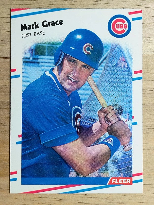 1988 Fleer Update #U77 Mark Grace
