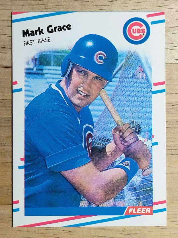 1988 Fleer Update #U77 Mark Grace