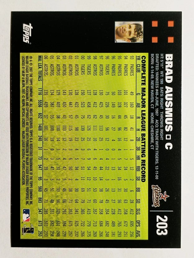 2007 Topps #203 Brad Ausmus