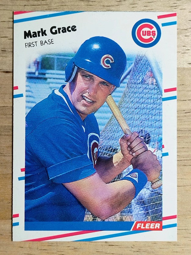 1988 Fleer Update #U77 Mark Grace