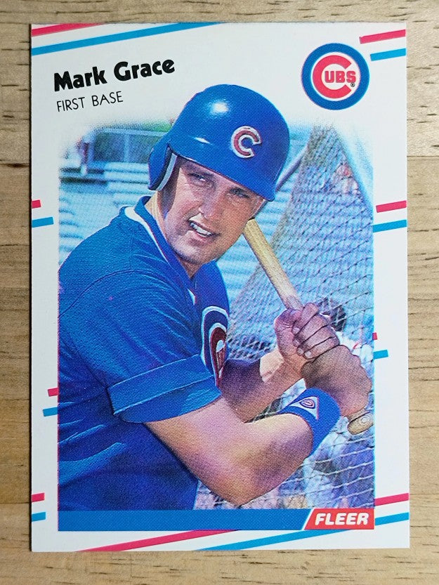 1988 Fleer Update #U77 Mark Grace
