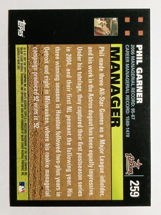 2007 Topps #259 Phil Garner MG
