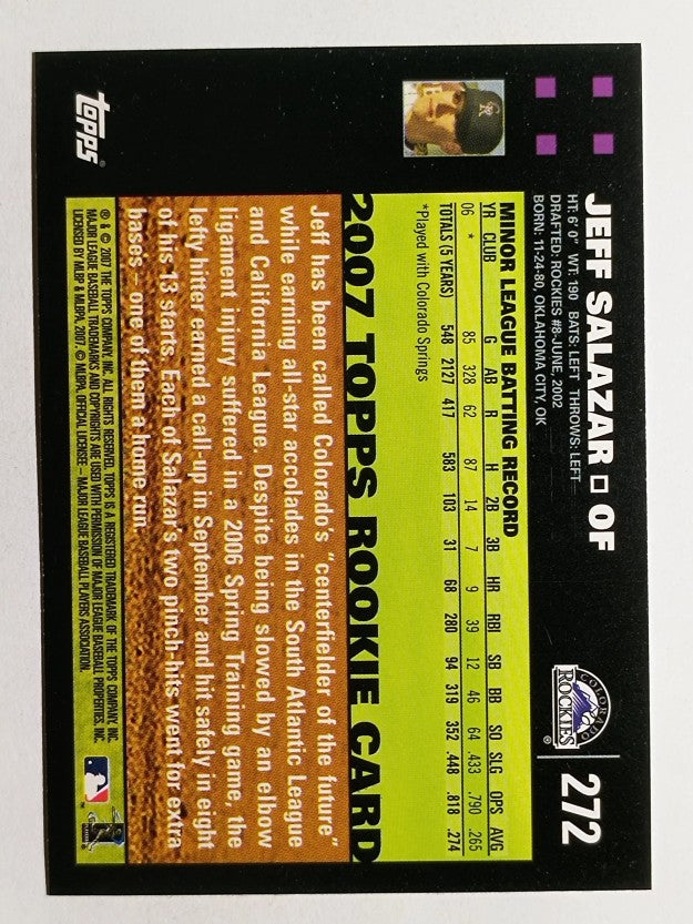 2007 Topps #272 Jeff Salazar