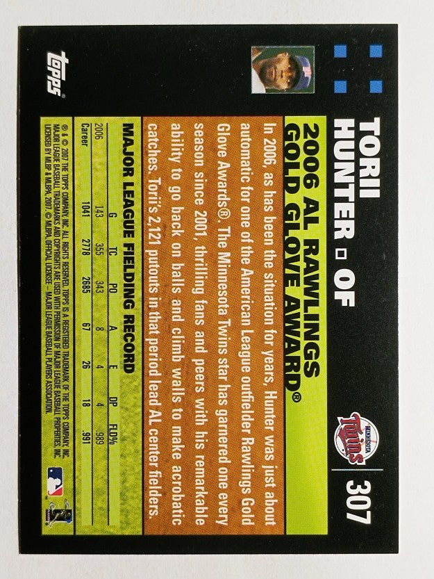 2007 Topps #307 Torii Hunter GG