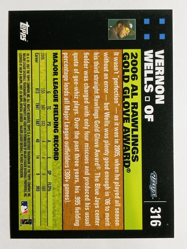 2007 Topps #316 Vernon Wells GG