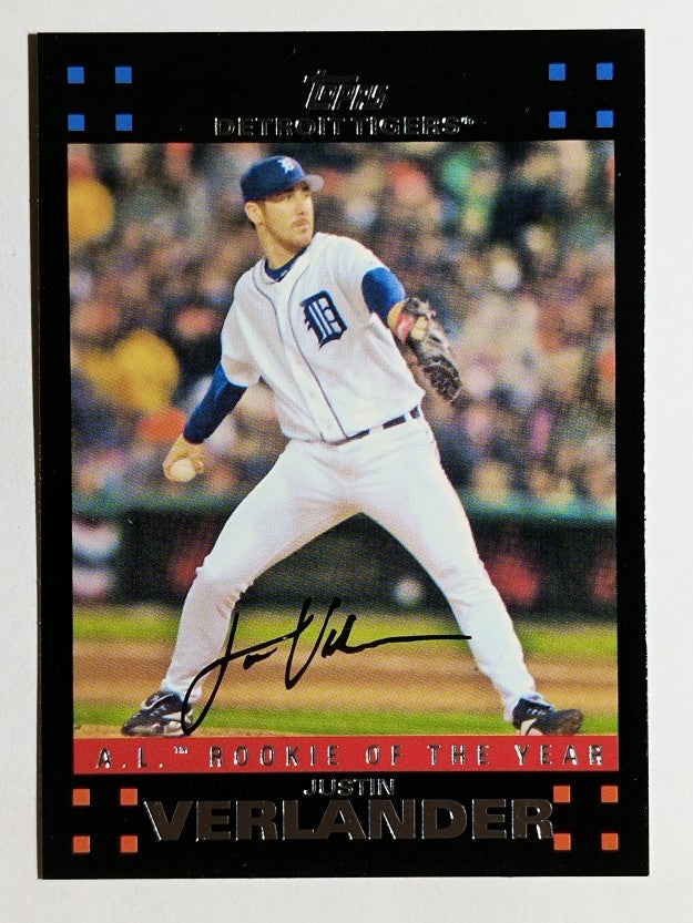 2007 Topps #326 Justin Verlander ROY