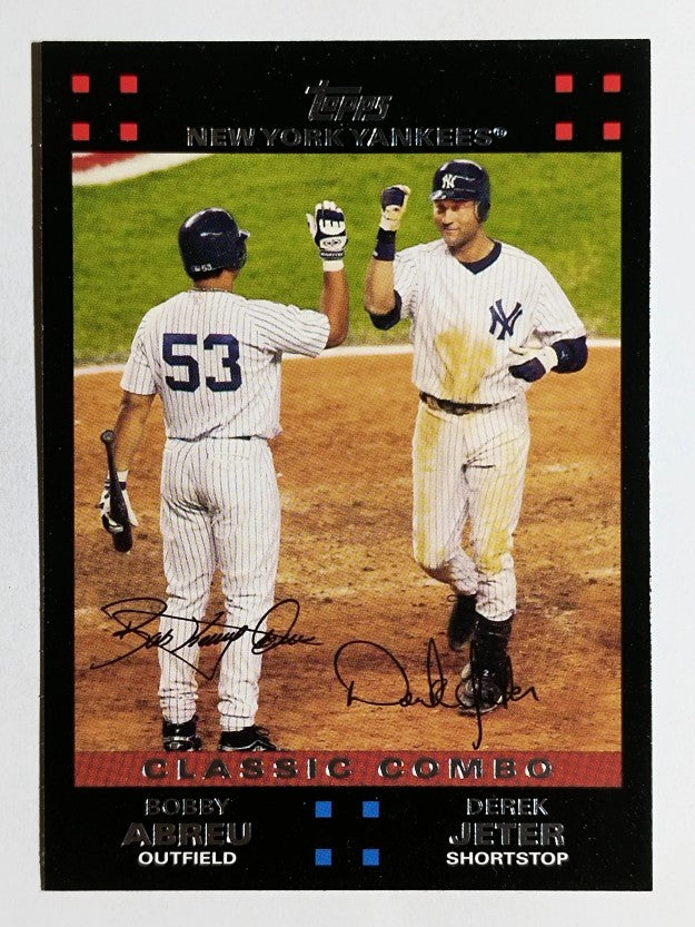 2007 Topps #327 B.Abreu/D.Jeter CC