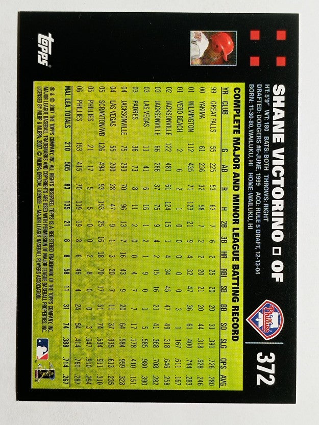 2007 Topps #372 Shane Victorino