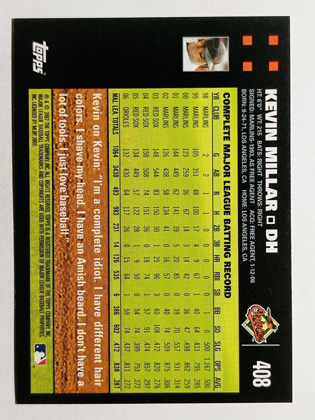 2007 Topps #408 Kevin Millar