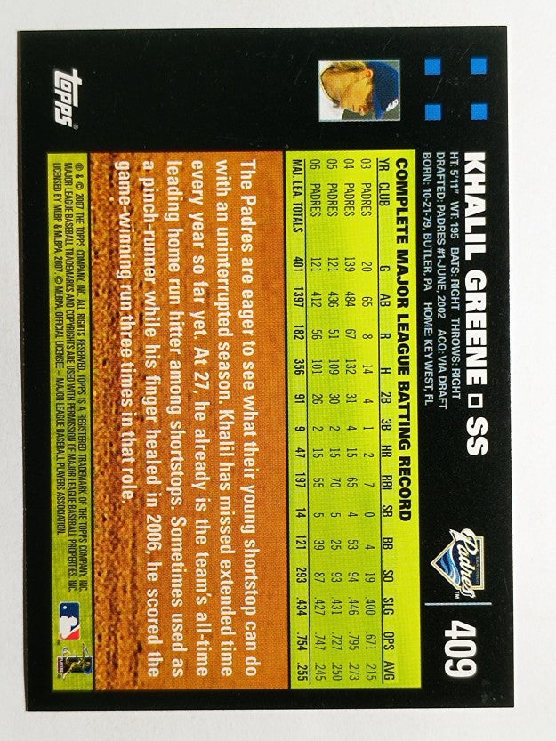 2007 Topps #409 Khalil Greene