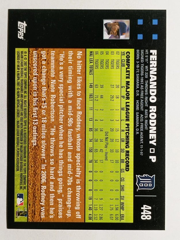 2007 Topps #448 Fernando Rodney
