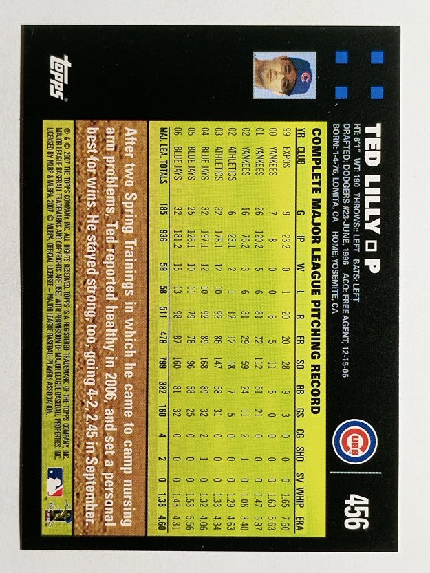 2007 Topps #456 Ted Lilly