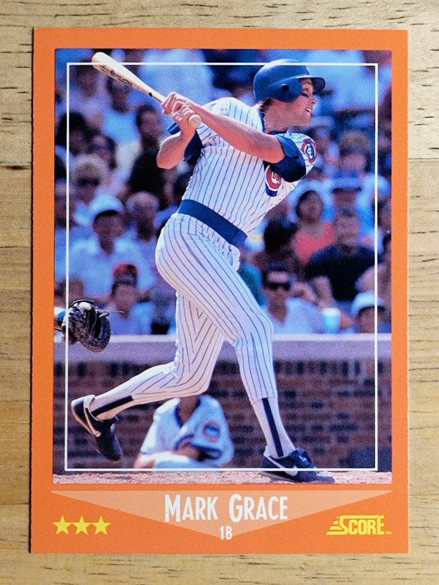 1988 Score Rookie/Traded #80T Mark Grace XRC