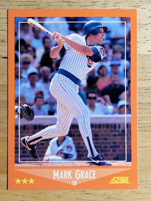 1988 Score Rookie/Traded #80T Mark Grace XRC