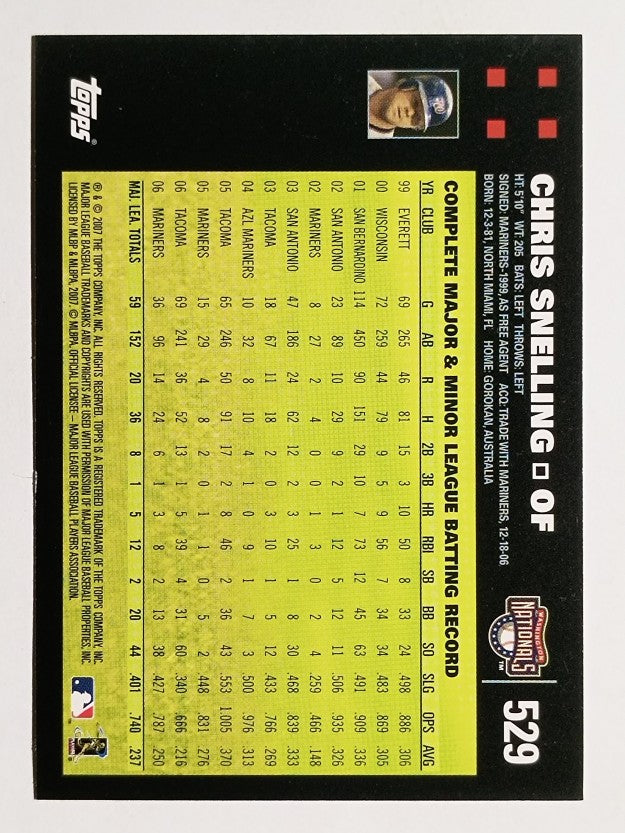 2007 Topps #529 Chris Snelling