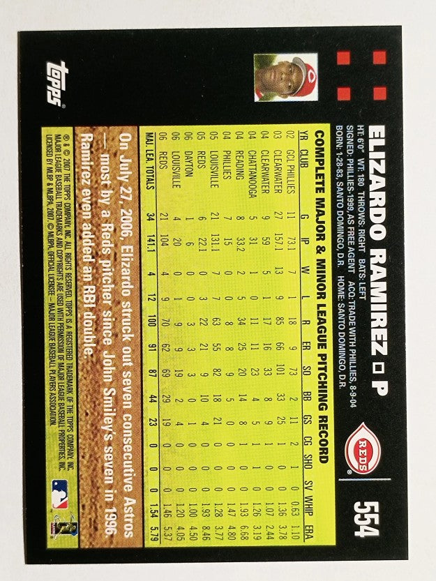 2007 Topps #554 Elizardo Ramirez