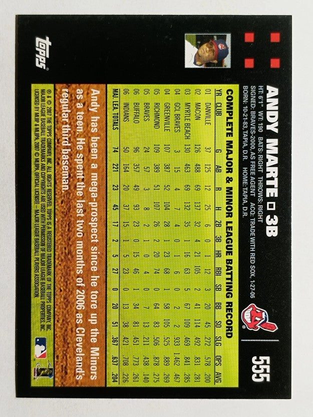 2007 Topps #555 Andy Marte