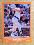 1988 Score Rookie/Traded #80T Mark Grace XRC
